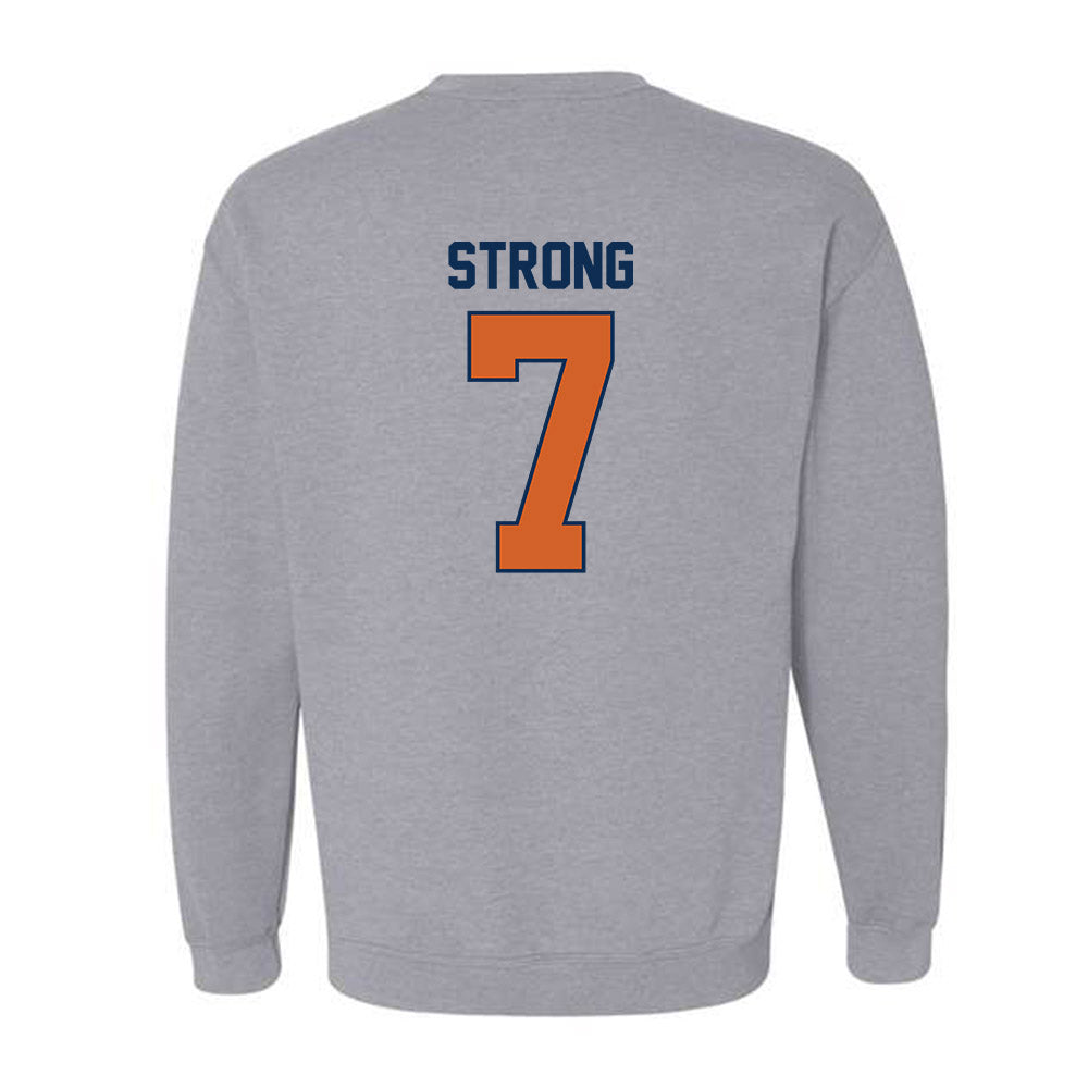 Wheaton IL - NCAA Women's Soccer : Calah Strong - Classic Shersey Crewneck Sweatshirt-1