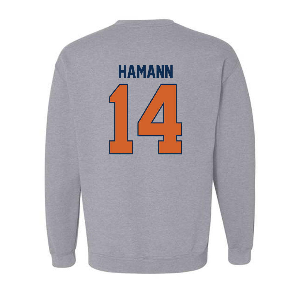 Wheaton IL - NCAA Women's Volleyball : Mary Hamann - Classic Shersey Crewneck Sweatshirt-1