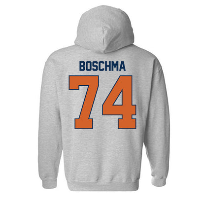 Wheaton IL - NCAA Football : Nick Boschma - Classic Shersey Hooded Sweatshirt-1