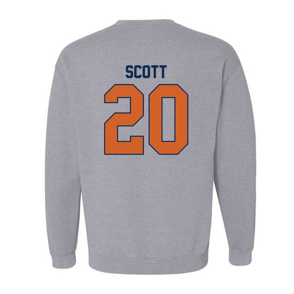 Wheaton IL - NCAA Baseball : James Scott - Classic Shersey Crewneck Sweatshirt-1