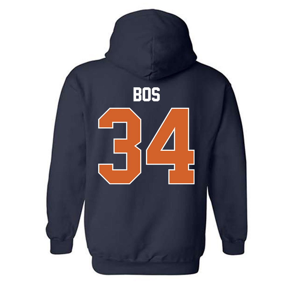Wheaton IL - NCAA Men's Soccer : Reuben Bos - Classic Shersey Hooded Sweatshirt-1