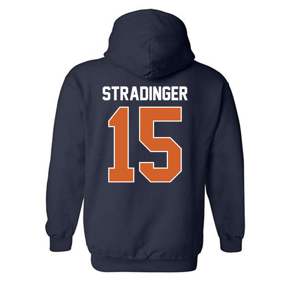 Wheaton IL - NCAA Women's Basketball : Ann Magee Stradinger - Classic Shersey Hooded Sweatshirt-1