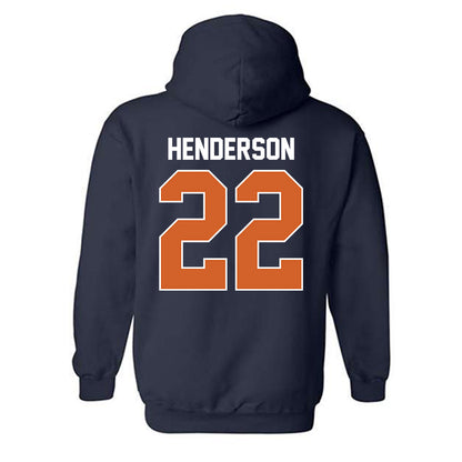 Wheaton IL - NCAA Baseball : Caleb Henderson - Classic Shersey Hooded Sweatshirt-1