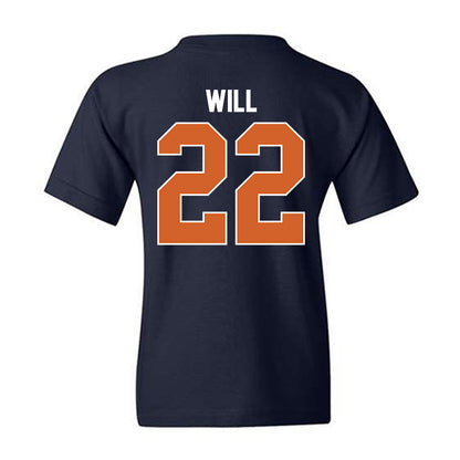 Wheaton IL - NCAA Men's Basketball : Eli Will - Classic Shersey Youth T-Shirt-1