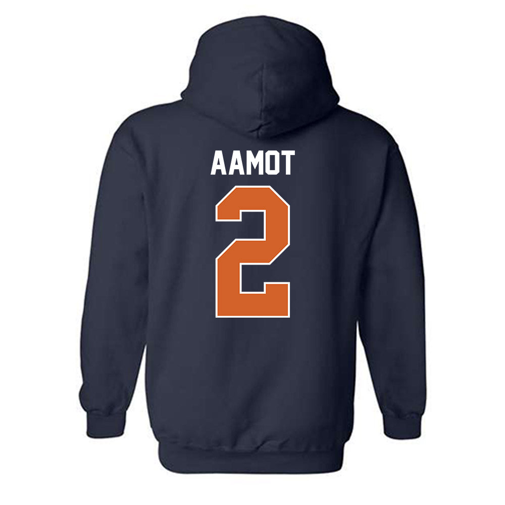 Wheaton IL - NCAA Men's Soccer : Beck Aamot - Classic Shersey Hooded Sweatshirt-1