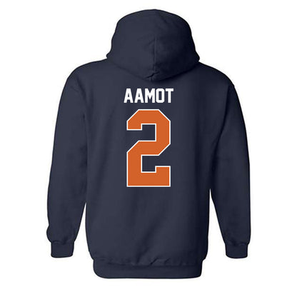 Wheaton IL - NCAA Men's Soccer : Beck Aamot - Classic Shersey Hooded Sweatshirt-1