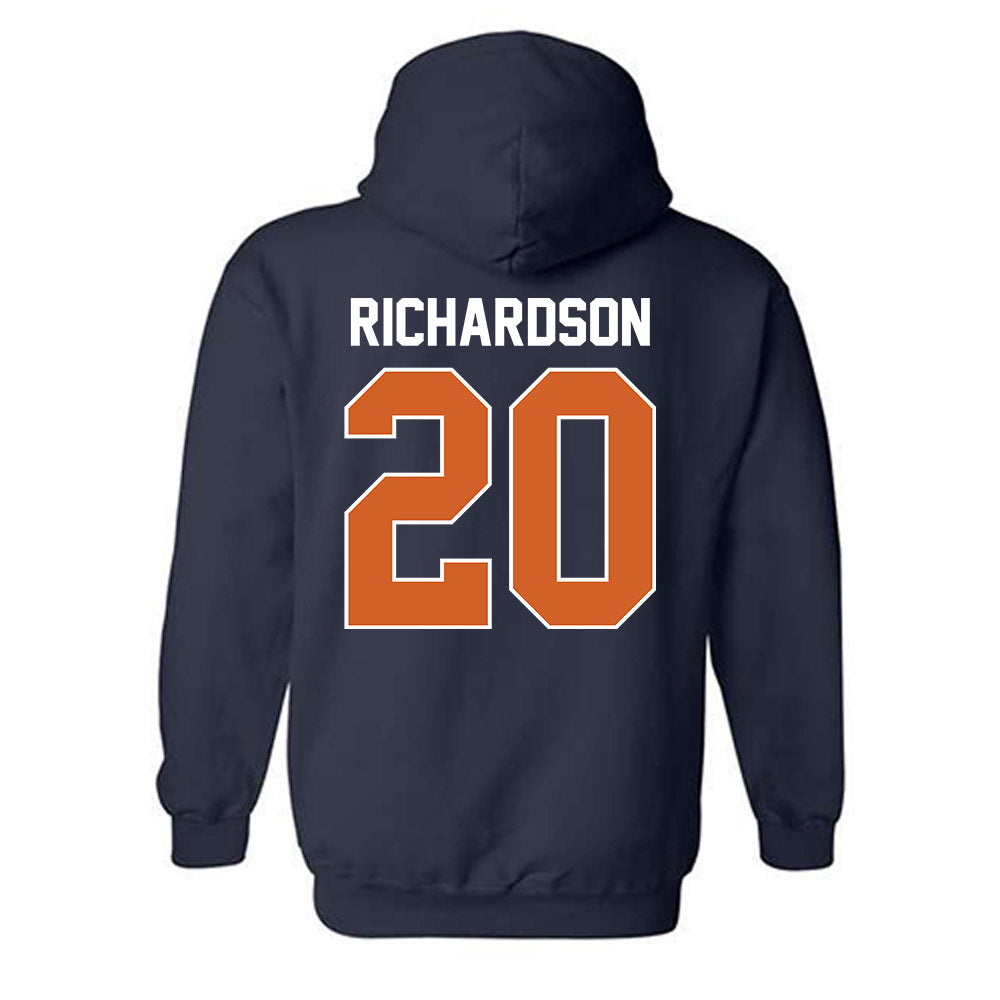 Wheaton IL - NCAA Men's Basketball : Soren Richardson - Classic Shersey Hooded Sweatshirt-1
