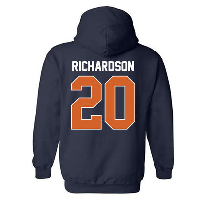 Wheaton IL - NCAA Men's Basketball : Soren Richardson - Classic Shersey Hooded Sweatshirt-1