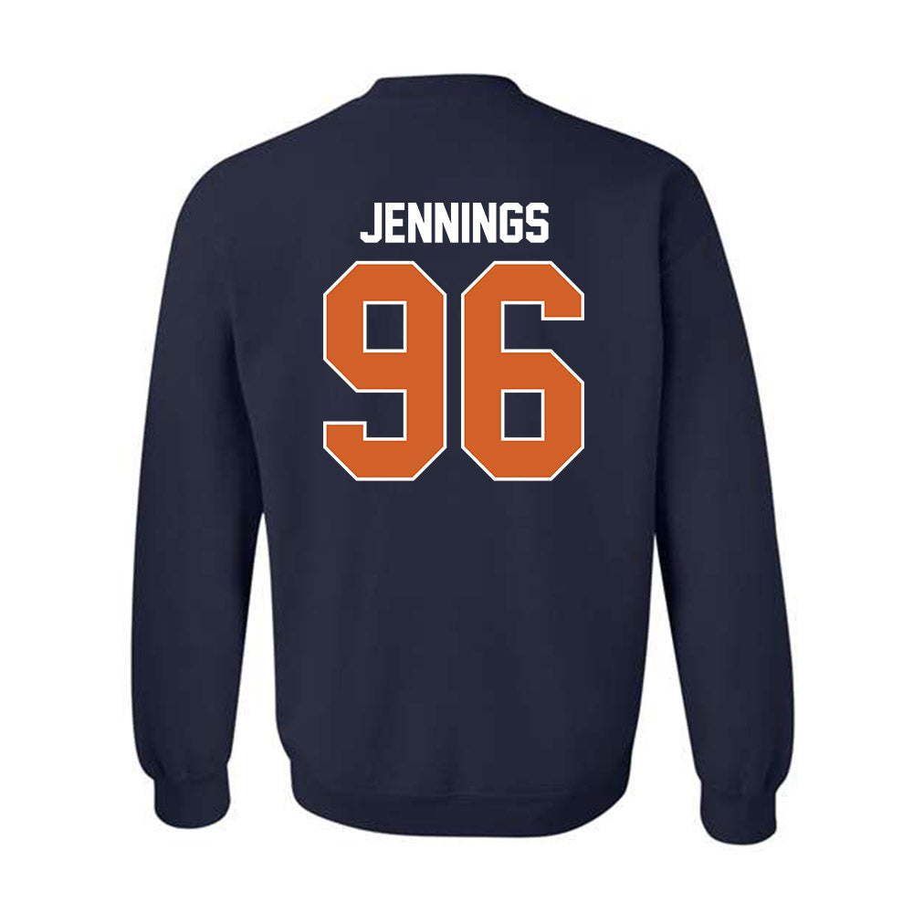 Wheaton IL - NCAA Football : Chase Jennings - Classic Shersey Crewneck Sweatshirt-1