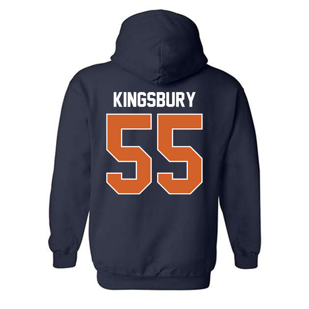 Wheaton IL - NCAA Football : Max Kingsbury - Classic Shersey Hooded Sweatshirt-1