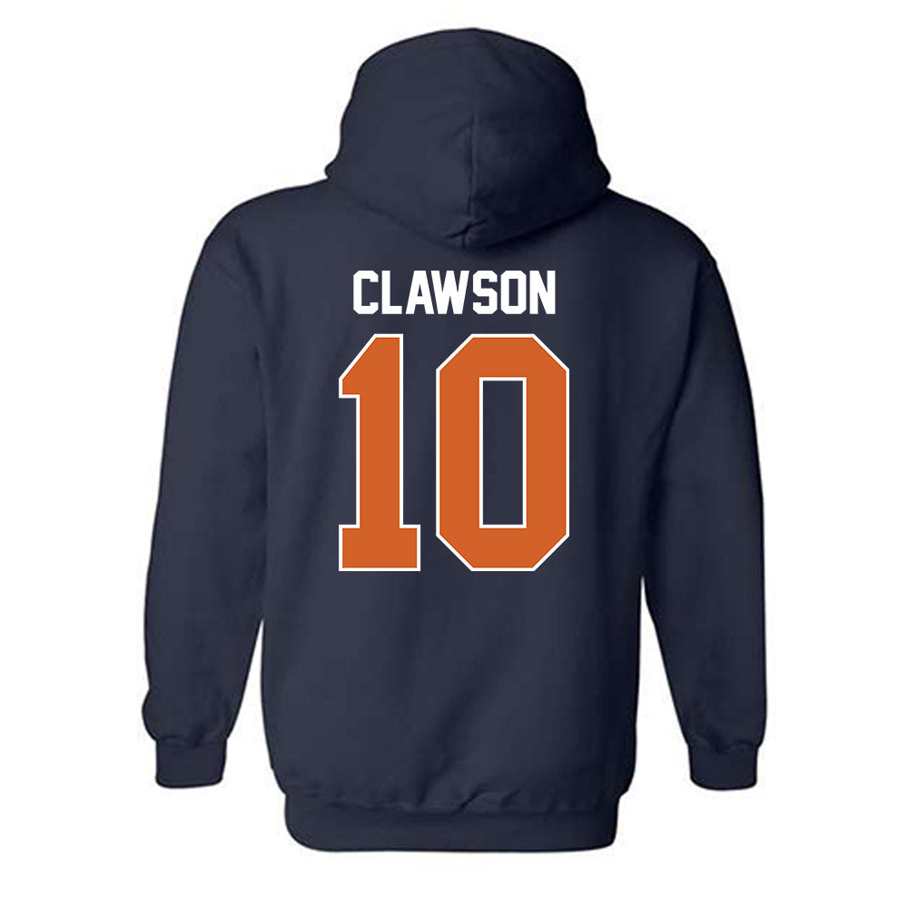 Wheaton IL - NCAA Women's Soccer : Elizabeth Clawson - Classic Shersey Hooded Sweatshirt-1