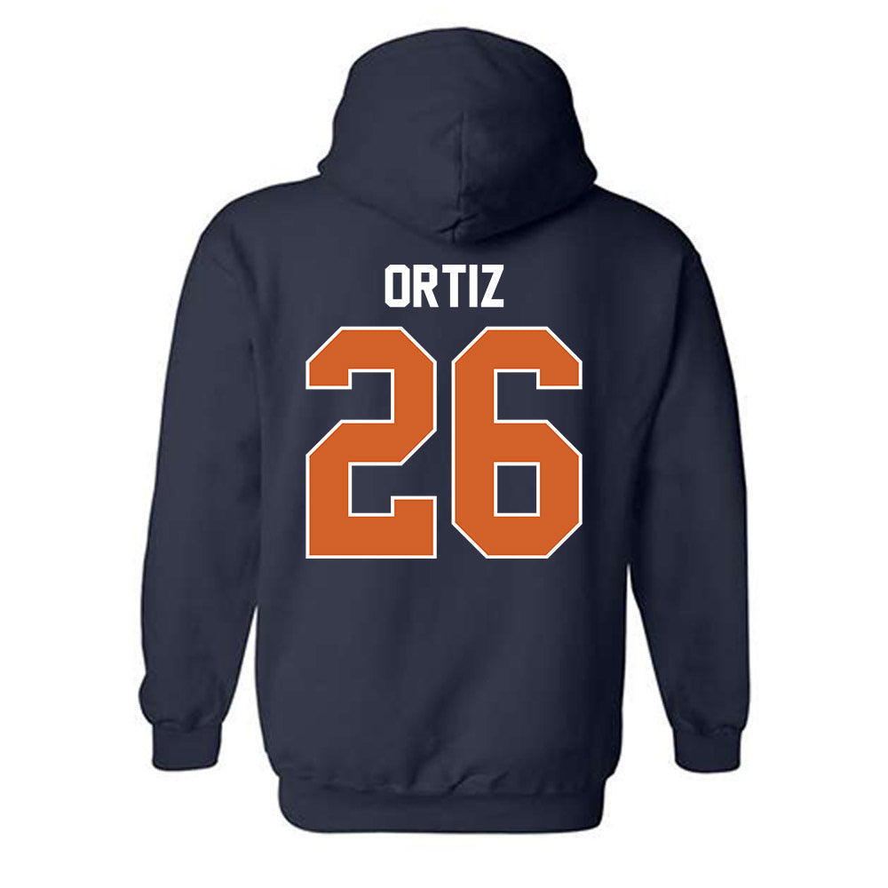 Wheaton IL - NCAA Baseball : Joshua Ortiz - Classic Shersey Hooded Sweatshirt-1