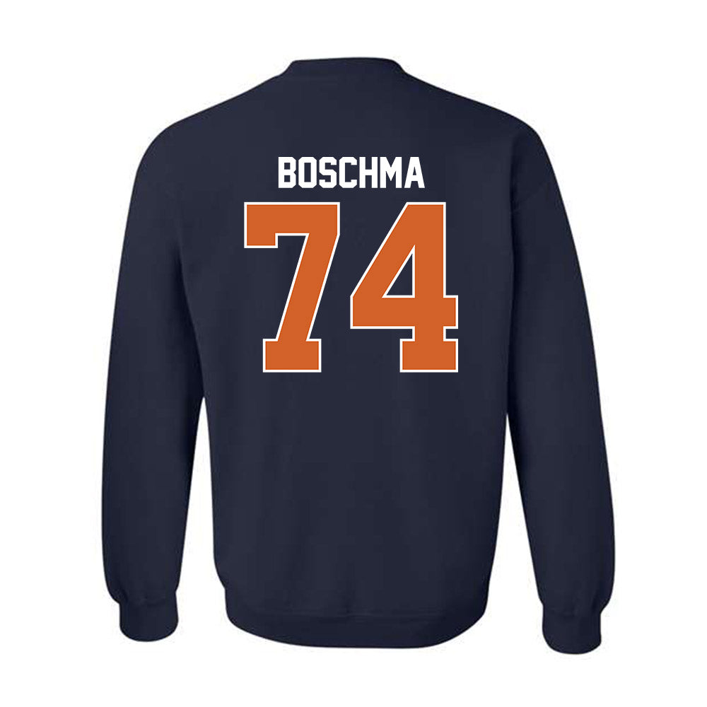 Wheaton IL - NCAA Football : Nick Boschma - Classic Shersey Crewneck Sweatshirt-1