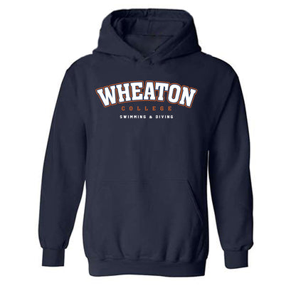 Wheaton IL - NCAA Men's Swimming & Diving : Lucas Edwards - Classic Shersey Hooded Sweatshirt-0