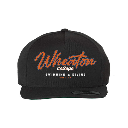 Wheaton IL - NCAA Women's Swimming & Diving : Anna Shelton - Snapback Hat-0