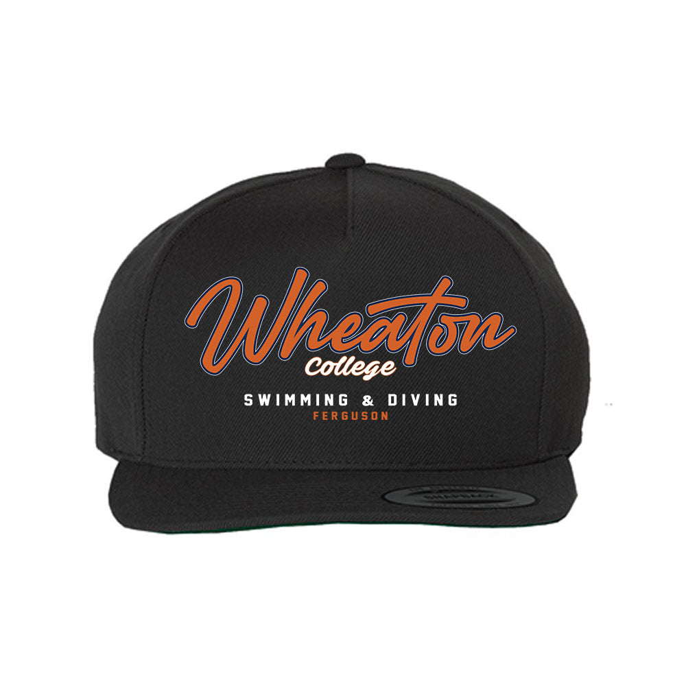 Wheaton IL - NCAA Men's Swimming & Diving : Josiah Ferguson - Snapback Hat-0