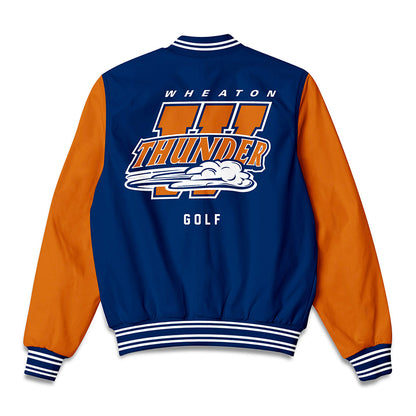 Wheaton IL - NCAA Men's Golf : Ryan McLain - Bomber Jacket-1