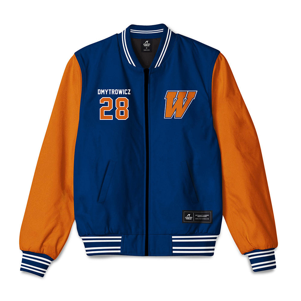 Wheaton IL - NCAA Baseball : Sean Dmytrowicz - Bomber Jacket-0