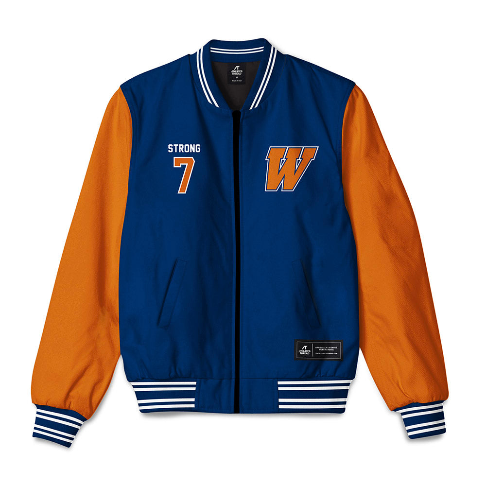 Wheaton IL - NCAA Women's Soccer : Calah Strong - Bomber Jacket-0