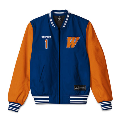 Wheaton IL - NCAA Baseball : Scott Sanders - Bomber Jacket-0
