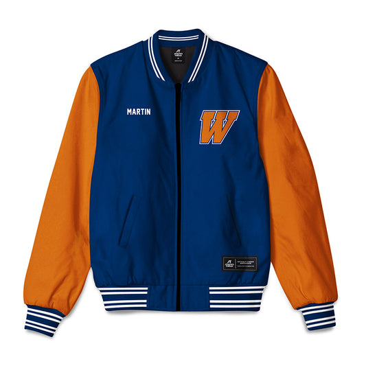 Wheaton IL - NCAA Men's Cross Country : Noah Martin - Bomber Jacket-0