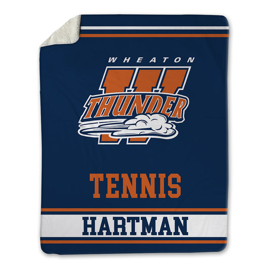 Wheaton IL - NCAA Men's Tennis : Josh Hartman - Blanket-0