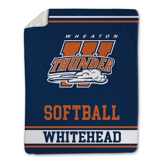 Wheaton IL - NCAA Softball : Abby Whitehead - Blanket-0