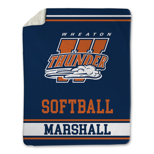 Wheaton IL - NCAA Softball : Makenna Marshall - Blanket-0