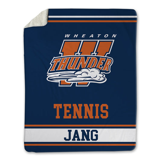 Wheaton IL - NCAA Men's Tennis : Andrew Jang - Blanket-0