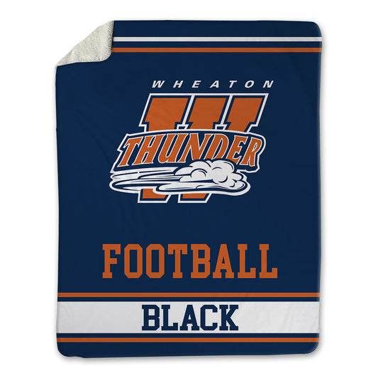 Wheaton IL - NCAA Football : Reid Black - Blanket-0