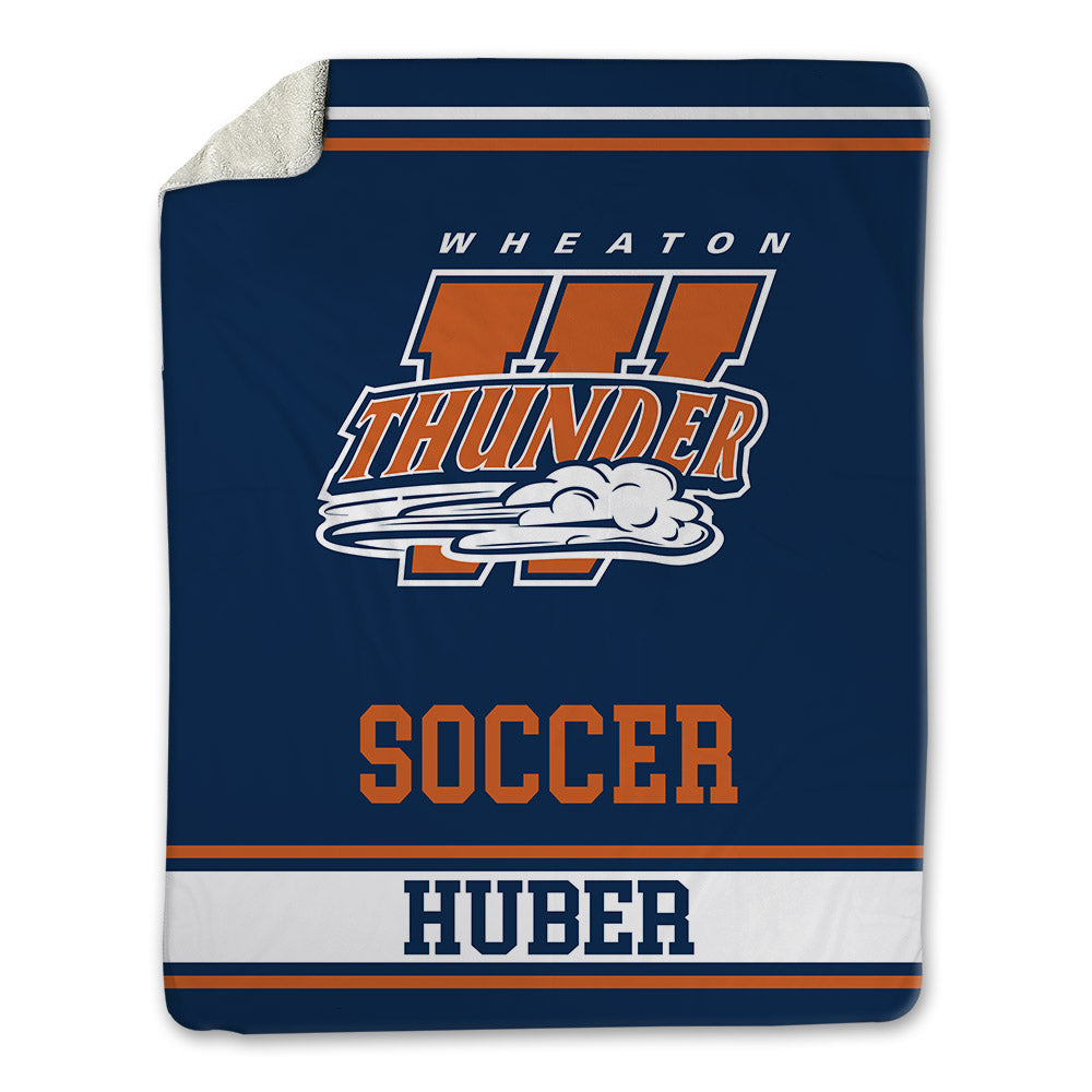 Wheaton IL - NCAA Men's Soccer : David Huber - Blanket-0