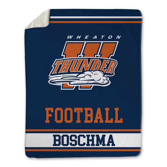 Wheaton IL - NCAA Football : Nick Boschma - Blanket-0