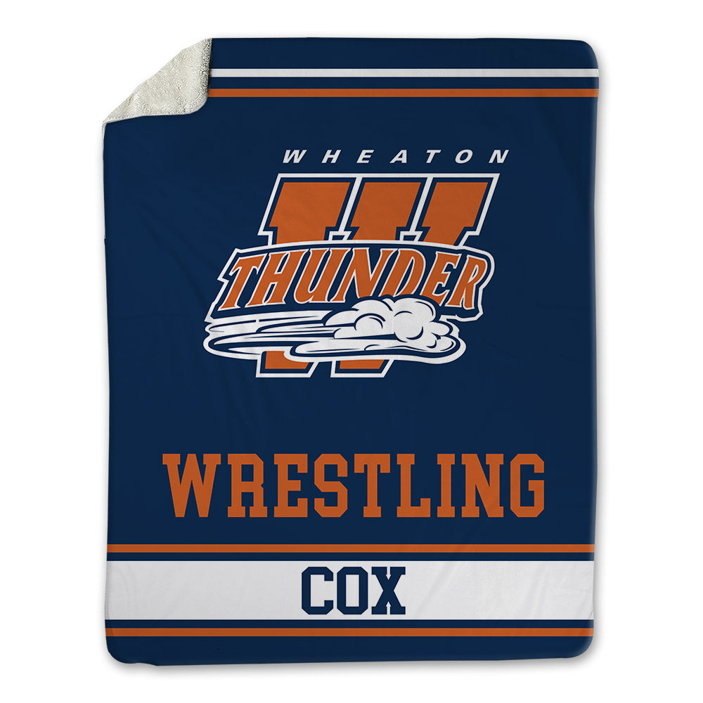 Wheaton IL - NCAA Wrestling : Caleb Cox - Blanket-0