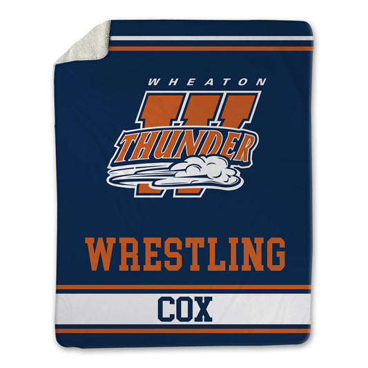 Wheaton IL - NCAA Wrestling : Caleb Cox - Blanket-0
