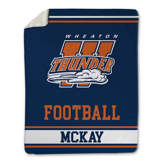 Wheaton IL - NCAA Football : Andrew McKay - Blanket-0