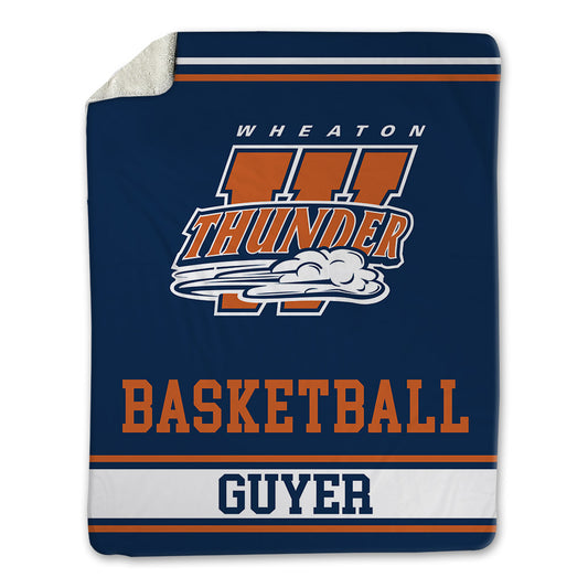 Wheaton IL - NCAA Women's Basketball : Lauren Guyer - Blanket-0