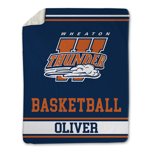 Wheaton IL - NCAA Women's Basketball : Kate Oliver - Blanket-0