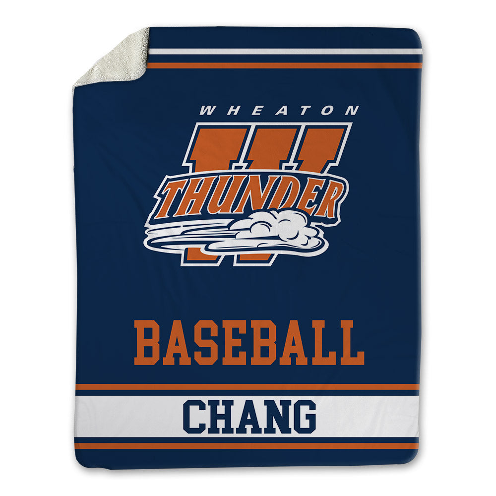 Wheaton IL - NCAA Baseball : Michael Chang - Blanket-0