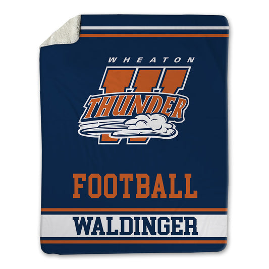 Wheaton IL - NCAA Football : Jake Waldinger - Blanket-0