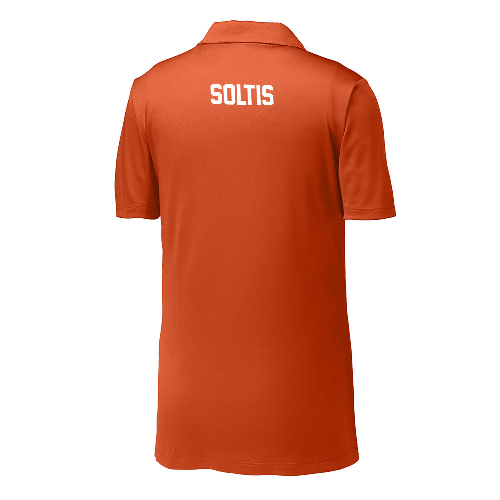 Wheaton IL - NCAA Men's Swimming & Diving : Edward Soltis - Activewear Polo Shirt-1