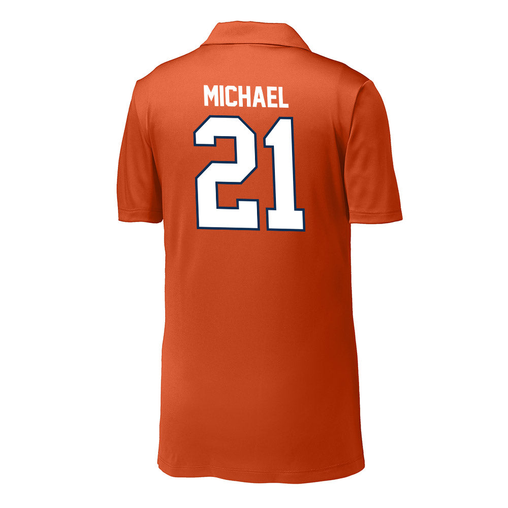 Wheaton IL - NCAA Men's Soccer : Jonathan Michael - Activewear Polo Shirt-1