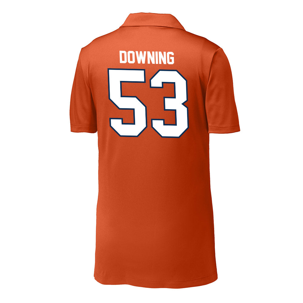 Wheaton IL - NCAA Football : Owen Downing - Activewear Polo Shirt-1