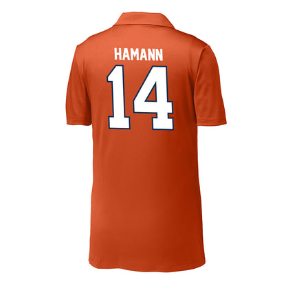 Wheaton IL - NCAA Women's Volleyball : Mary Hamann - Activewear Polo Shirt-1