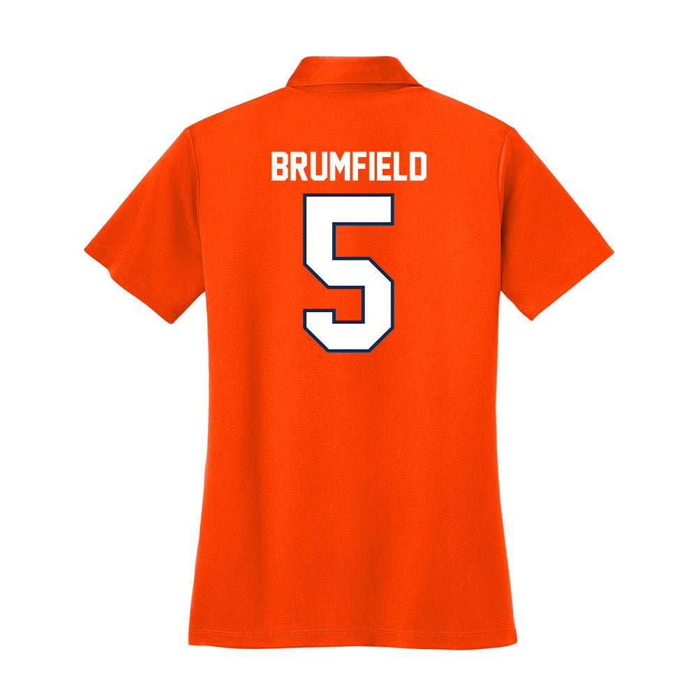 Wheaton IL - NCAA Men's Basketball : Noah Brumfield - Women's Activewear Polo Shirt-1