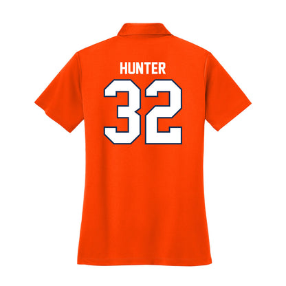 Wheaton IL - NCAA Women's Basketball : Jenna Hunter - Women's Activewear Polo Shirt-1