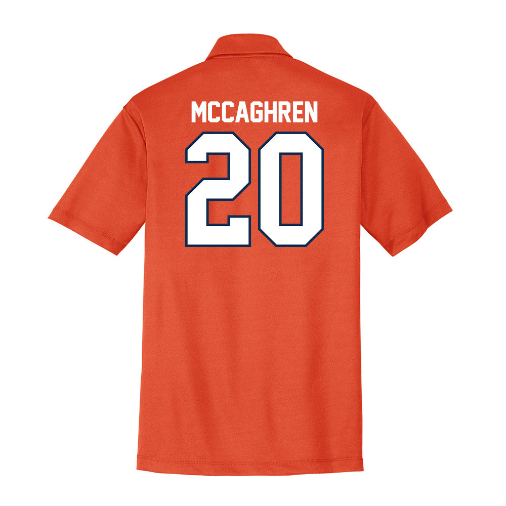 Wheaton IL - NCAA Softball : Natalie McCaghren - Activewear Polo Shirt-1