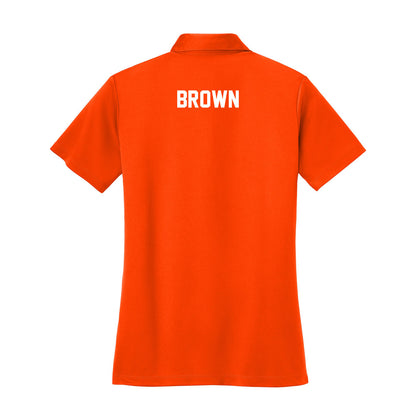 Wheaton IL - NCAA Men's Golf : Wyatt Brown - Women's Activewear Polo Shirt-1