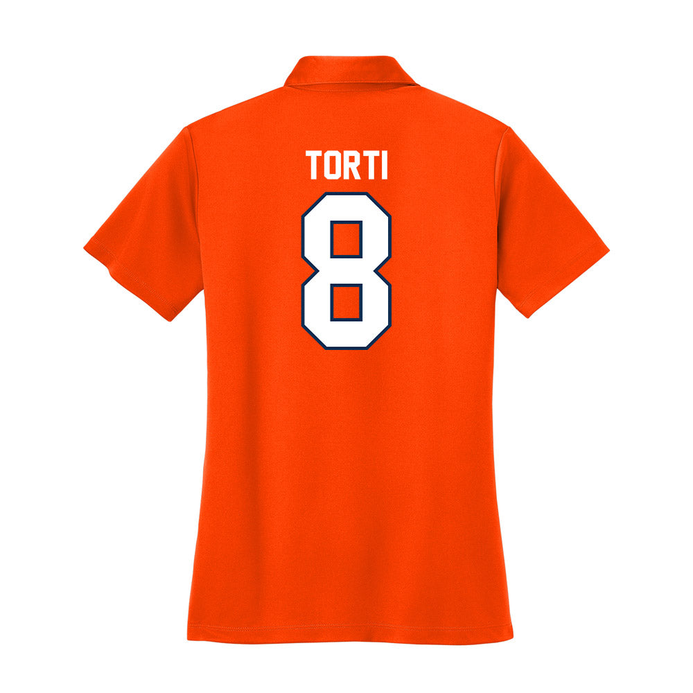 Wheaton IL - NCAA Football : Luca Torti - Women's Activewear Polo Shirt-1