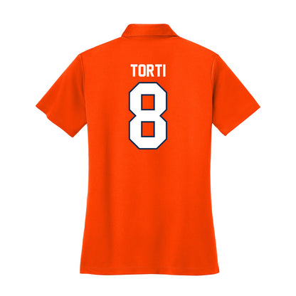 Wheaton IL - NCAA Football : Luca Torti - Women's Activewear Polo Shirt-1