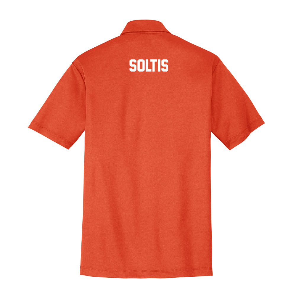 Wheaton IL - NCAA Men's Swimming & Diving : Edward Soltis - Activewear Polo Shirt-1